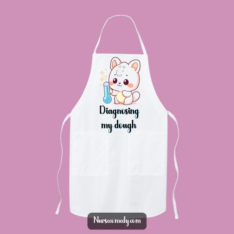 Funny Kawaii Animal Apron: Cook with Curiosity, Hilarious Funny Gift!