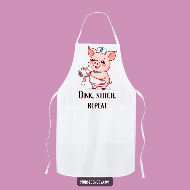 Funny Pig Nurse Apron: Glee Wrap, Hilarious Kitchen Gift