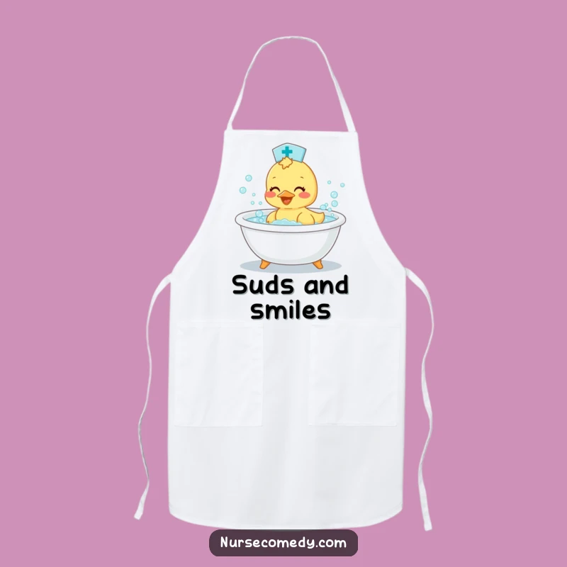 Funny Duckling Nurse Apron: Kitchen Fun with a Splashy Doctor!