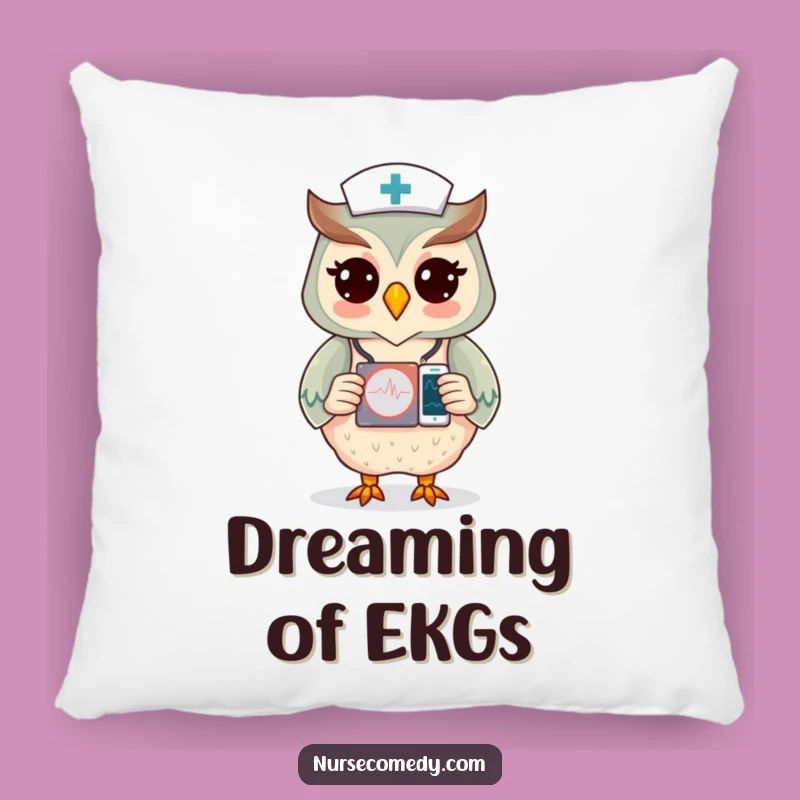Funny Owl Nurse Pillow: Soft Cushion for Comfort and Vigilance