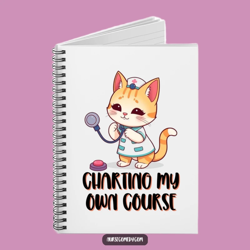 Funny Cat Nurse Notebook: Feline Doctor Journal, Perfect Humorous Gift for Note-Takers