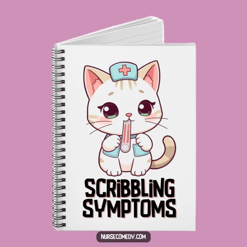 Funny Cat Nurse Notebook: Journal Your Thoughts with Curious Flair