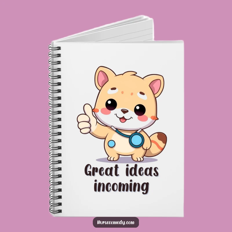 Funny Doctor Animal Notebook: Thumbs Up Journal, Stethoscope Notes, Gift Idea!