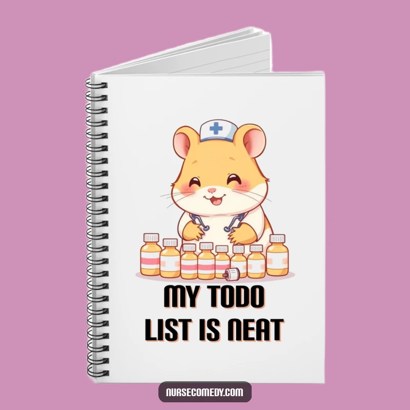 Funny Hamster Nurse Notebook: Organize Your Thoughts with a Cute Doctor!