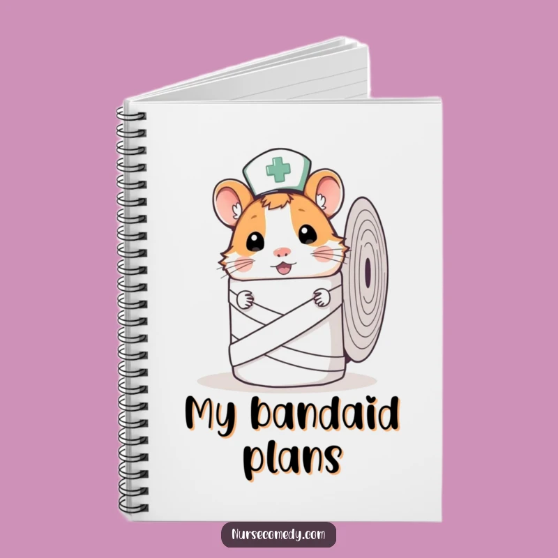 Funny Hamster Nurse Notebook - Curious Jotting!