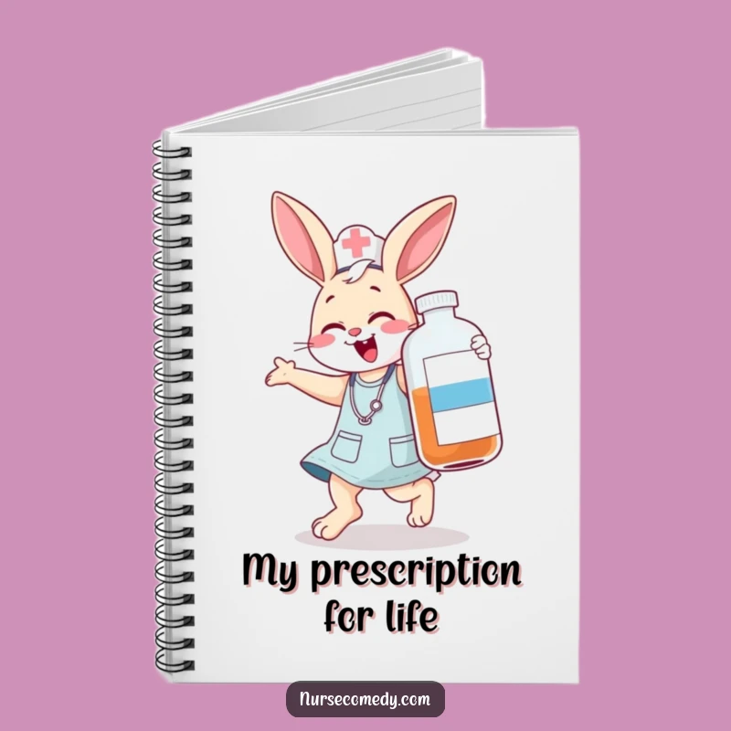 Funny Bunny Nurse Journal - Hilarious Notebook for Playful Notes