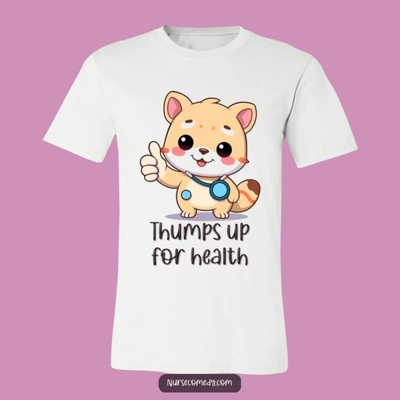 Funny Doctor Animal T-Shirt: Thumbs Up Character, Stethoscope Tee, Gift!